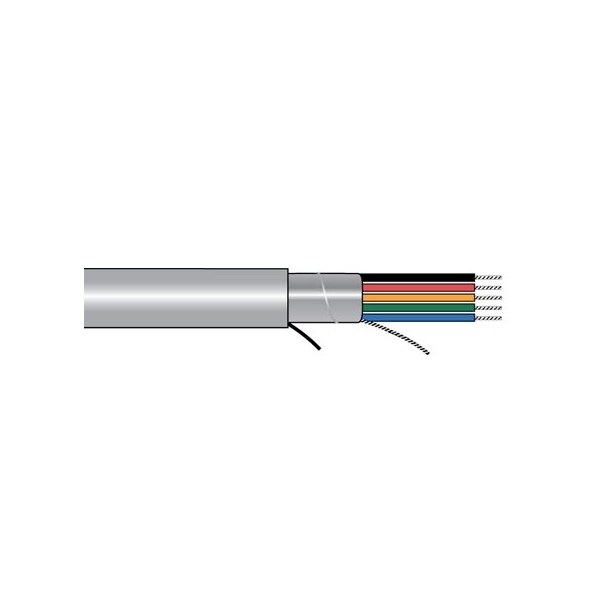 Alpha Wire 20-3C STR TNC PVC FOIL SHD, PVC JKT CM 300V 75C AWM 80C, 1000FT - 5463C SL001