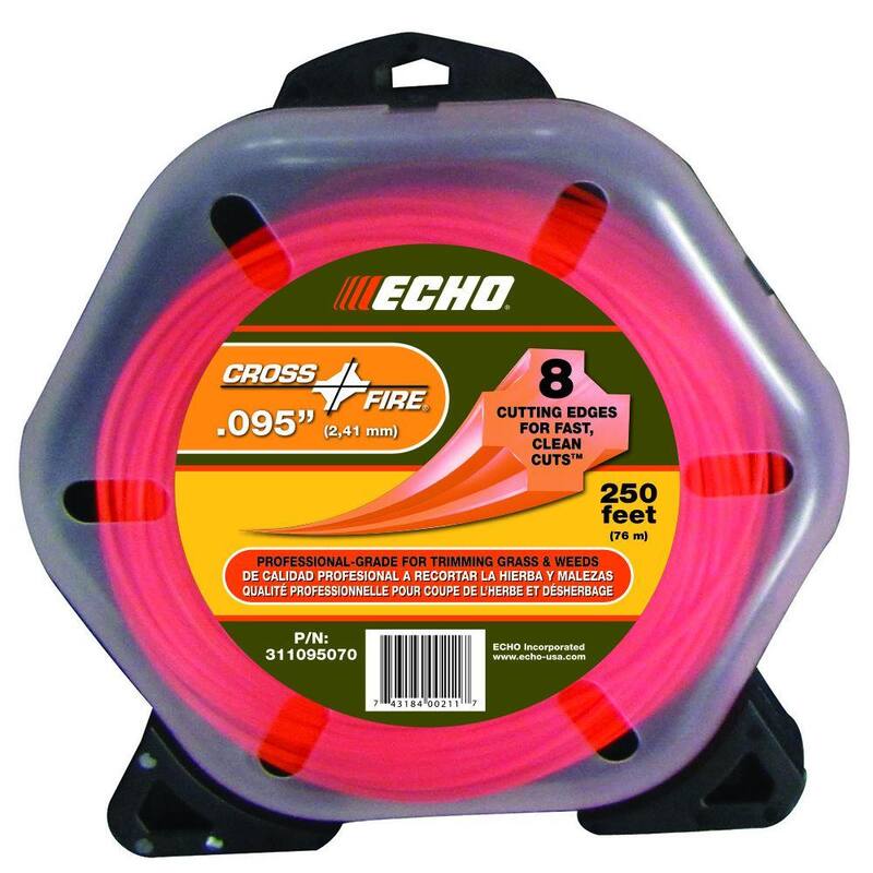 ECHO .095" Cross-Fire Trimmer Line (250 ft.) Large Clam - 311095070