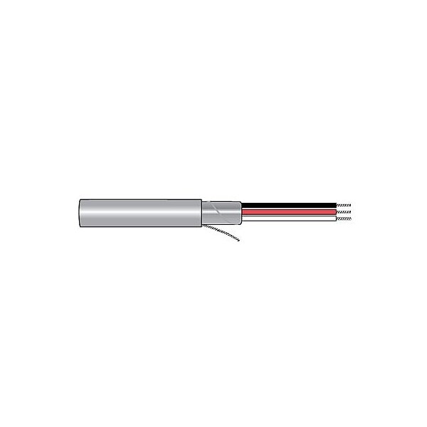 Alpha Wire 18-4C STR TNC PE FOIL SHD, PVC JKT CM 300V 60C CC:BLK, 1000FT - 2424C SL001