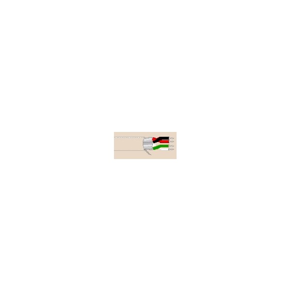Belden 22-2P STR TNC FRPVC FOIL SHD, LSPVC JKT WHT, CMP 75C 300V ROHS, 1000FT - 1325A 0091000
