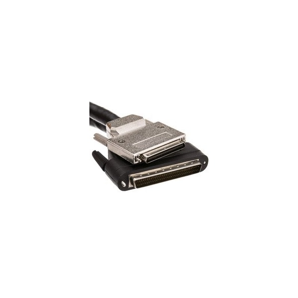Cable SCSI III Swe-Tech 3C, VHDCI 68 0.8mm Macho a HPDB68 Macho de Media Púa DB68, Orientación Desplazada, 6 pies - FWT10N3-01106