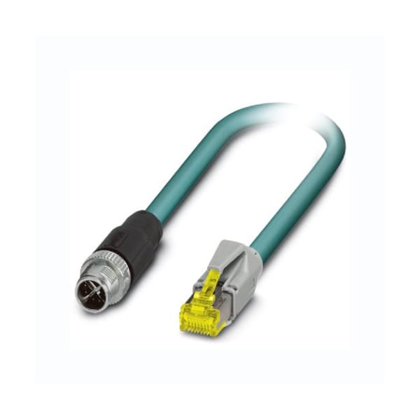 Moxa 2-Meters M12-To-Rj45 Cat-5 Utp Ethernet Cable W/ Ip67-Rated 8-Pin - CBL-M12XMM8PRJ45-Y-200-IP67