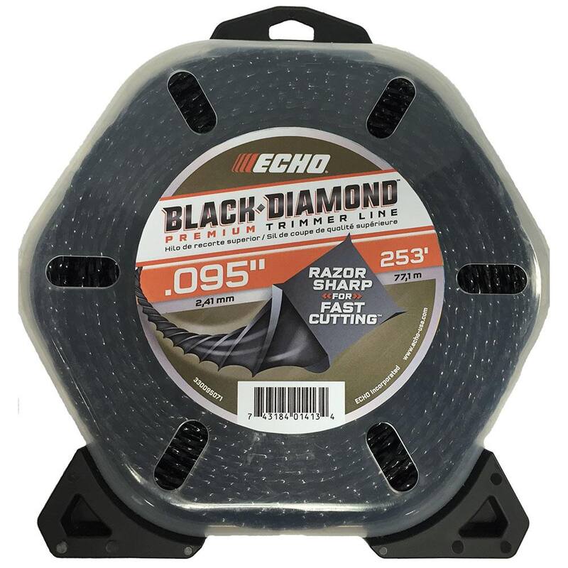 ECHO .095" Black Diamond Trimmer Line (253 ft.) Large Clam - 330095071