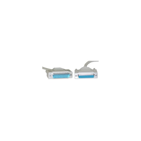 Swe-Tech 3C Bidirectional Printer Cable, DB25 Male to DB25 Female, 18 Twisted Pairs, A/A Type, 6 foot - FWT10E2-05206