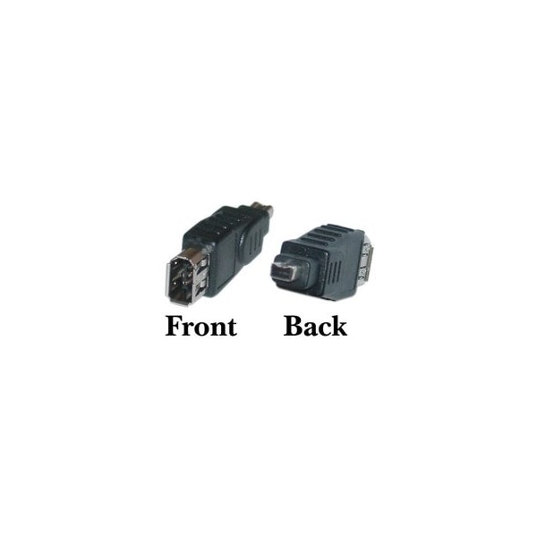 Swe-Tech 3C Firewire Adapter, IEEE-1394a , 6 Pin Female / 4 Pin Male - FWT30E3-01300
