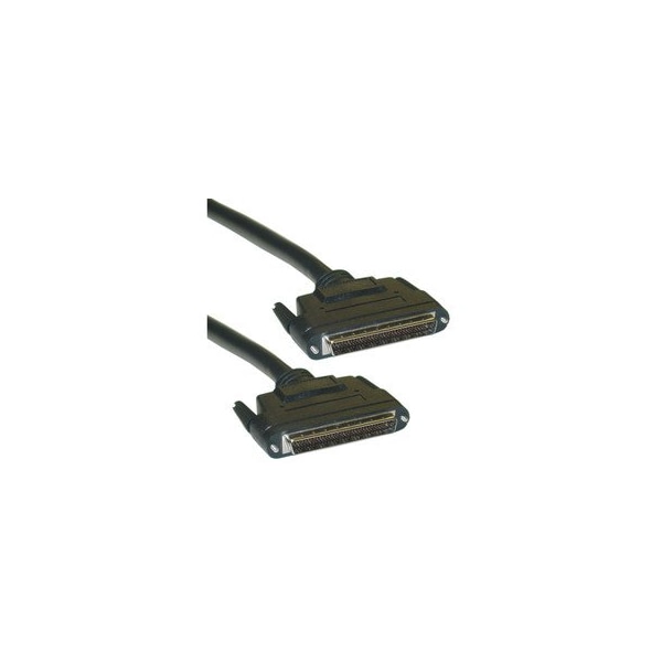 Swe-Tech 3C SCSI III LVD cable, Black, HPDB68 Half Pitch DB68 Male, 34 Twisted Pairs, 3 foot - FWT10P2-39103