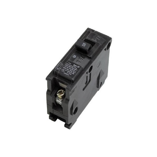 Connecticut Electric Circuit Breaker, QP Series, 20A, 1 Pole, 120V AC, 10kA - VPKICBQ120