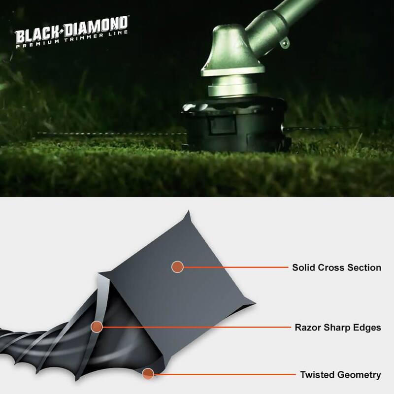 ECHO .105" Black Diamond Trimmer Line (217 ft.) Large Clam - 330105071