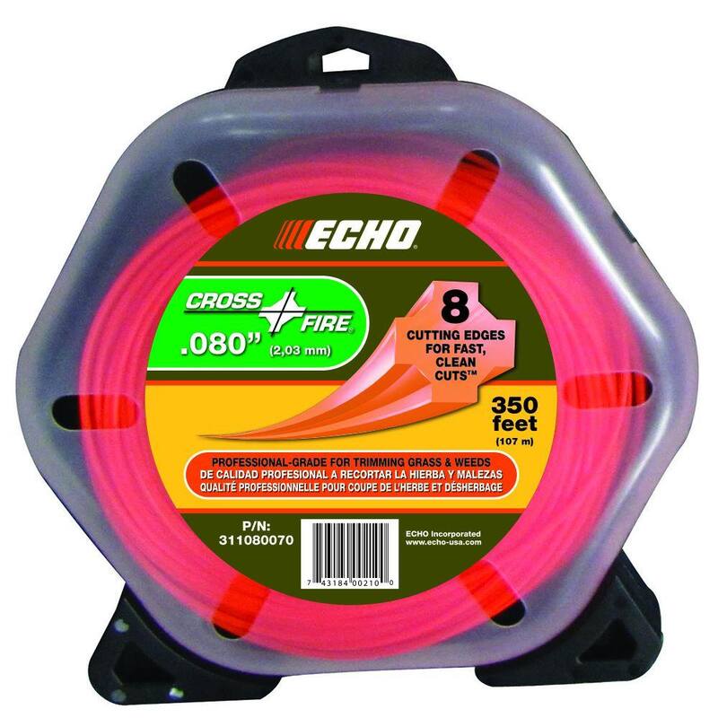 ECHO .080" Cross-Fire Trimmer Line (350 ft.) Large Clam - 311080070