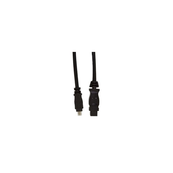 Cable Firewire 400 de 9 pines a 4 pines Swe-Tech 3C, negro, IEEE-1394a, 10 pies - FWT10E3-94010BK