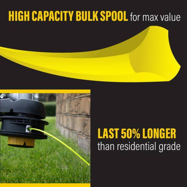 Rino-Tuff Universal Fit .095 in. x 830 ft. Pro Replacement Line for Gas and Select Cordless String Grass Trimmer/Lawn Edger - 16526