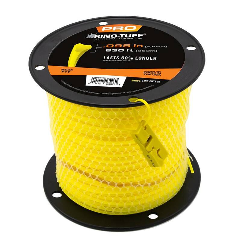 Rino-Tuff Universal Fit .095 in. x 830 ft. Pro Replacement Line for Gas and Select Cordless String Grass Trimmer/Lawn Edger - 16526
