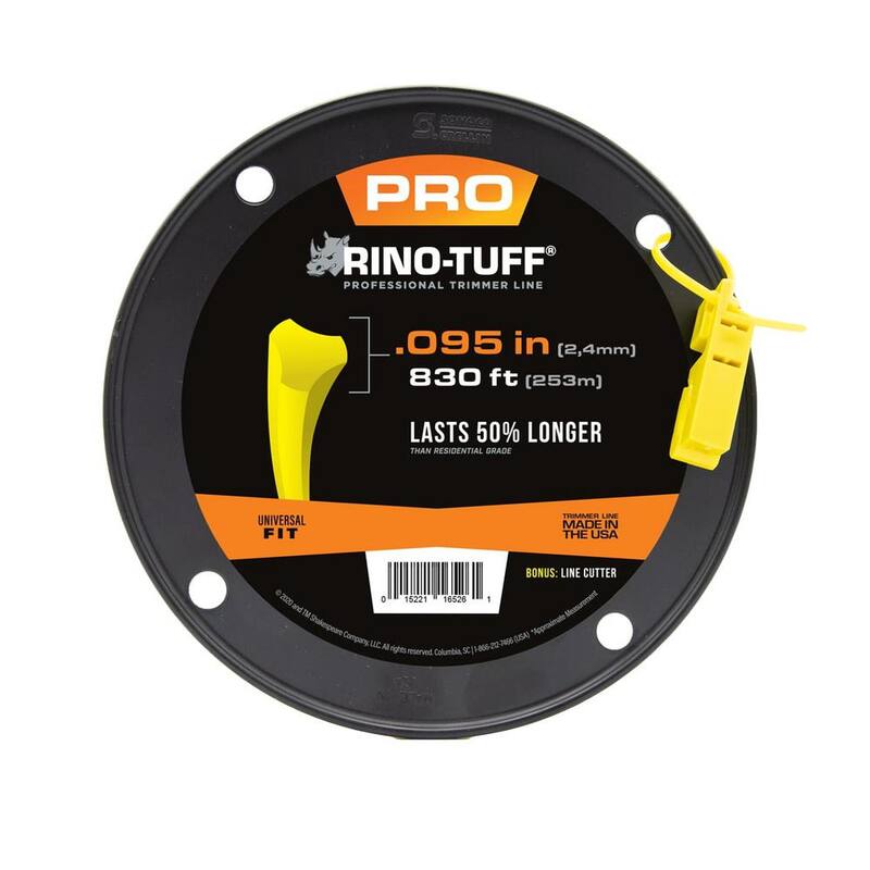 Rino-Tuff Universal Fit .095 in. x 830 ft. Pro Replacement Line for Gas and Select Cordless String Grass Trimmer/Lawn Edger - 16526
