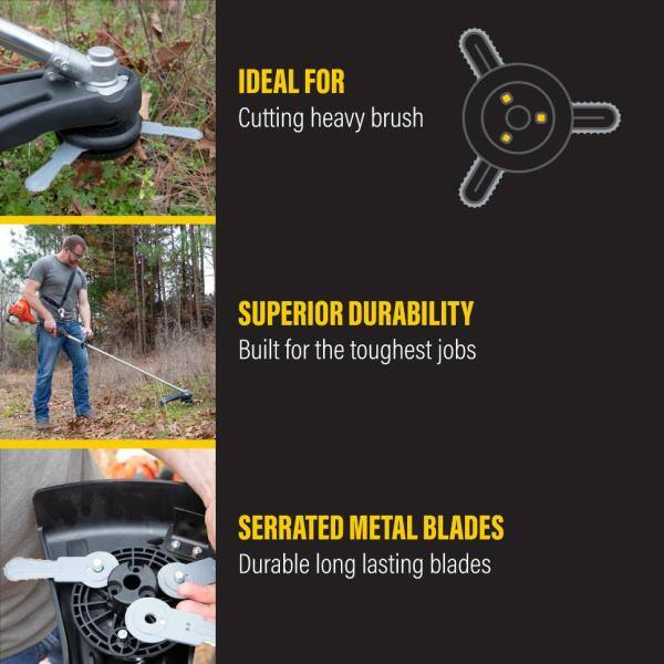 Rino-Tuff Brush Cutter Head Replacement Blades - 70269