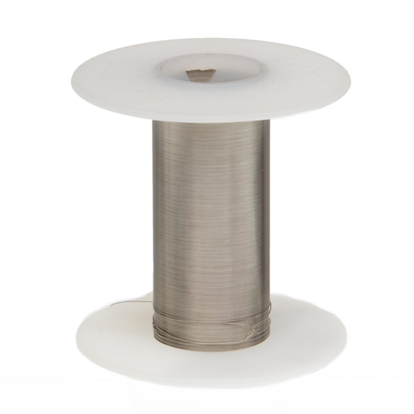 Remington Industries Nickel Chromium Resistance Wire, Nichrome 80, 30 AWG, 25' Length, 0.0100" Diameter, Silver - 30N8025