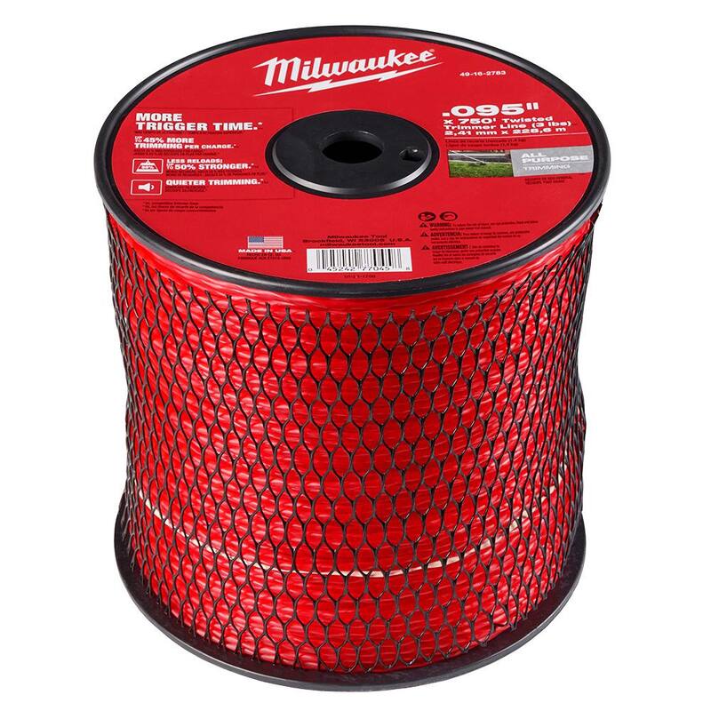 Milwaukee 0.095 in. x 750 ft. Trimmer Line Spool - 49-16-2783