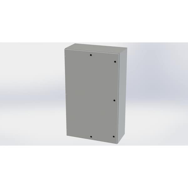 Saginaw Control & Engineering Carbon Steel Electrical Enclosures, 60 in H, 16 in D, 36 in W, NEMA 3R, 4, 12, 13, Hinged - SCE-60EL3616LP