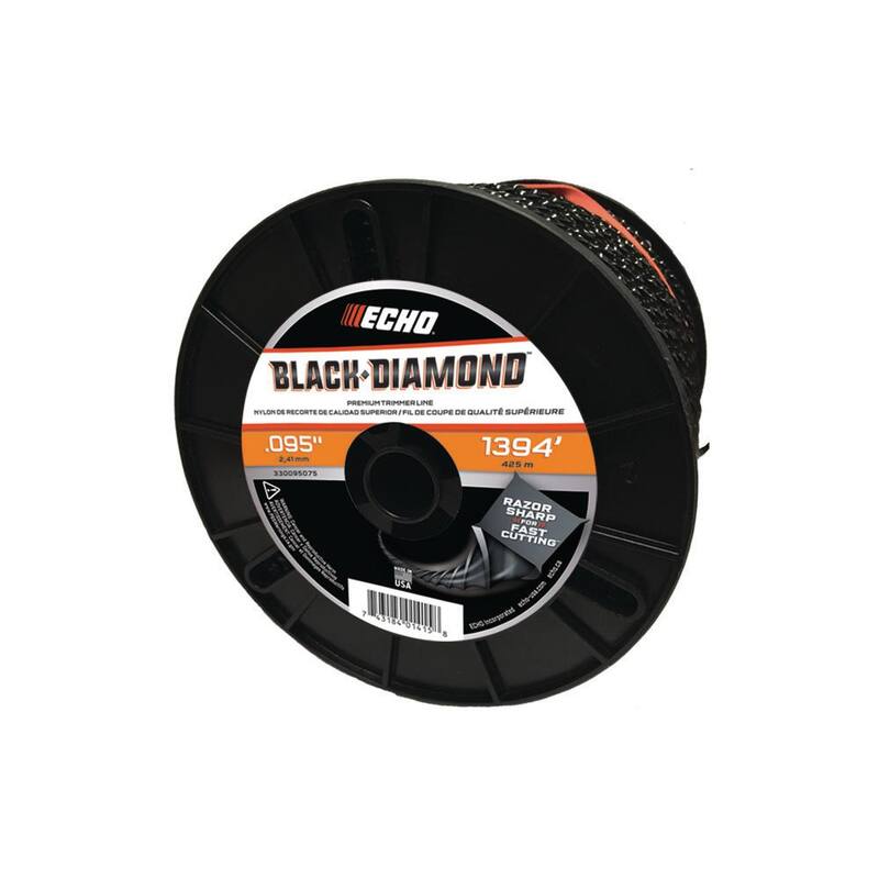 ECHO Black Diamond 0.095 in. x 1,394 ft. Large Trimmer Line Spool - 330095075