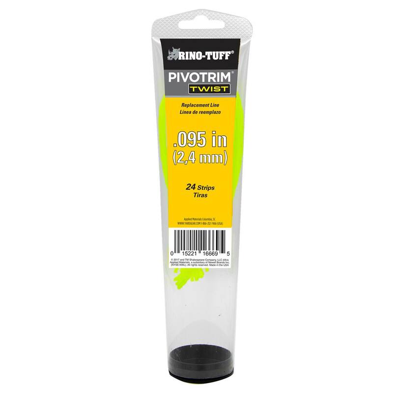 Rino-Tuff Pivotrim and Pivotrim Hybrid 2-N-1 Head Replacement Precut Trimmer Line - 16669