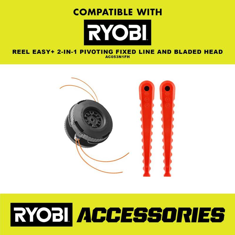 RYOBI REEL EASY+ .095 Pivoting Fixed Line Replacements (14-Pieces) - AC053N1FL