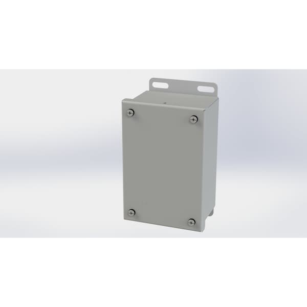 Saginaw Control & Engineering Carbon Steel Electrical Enclosures, 6.13 in H, 3 in D, 4 in W, NEMA 3R, 4, 12, 13, Screw On - SCE-604SC