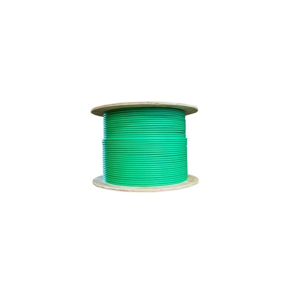 Swe-Tech 3C Bulk Dual Cat6 and Dual RG6U Quad Shield with Green Outer Jacket, Spool, 500 foot - FWT14X4-161NF
