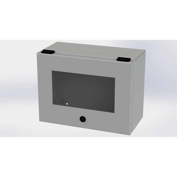 Saginaw Control & Engineering Carbon Steel Electrical Enclosures, 9 in H, 6 in D, 12 in W, NEMA 3R, 4, 12, 13, Hinged - SCE-L9126ELJW