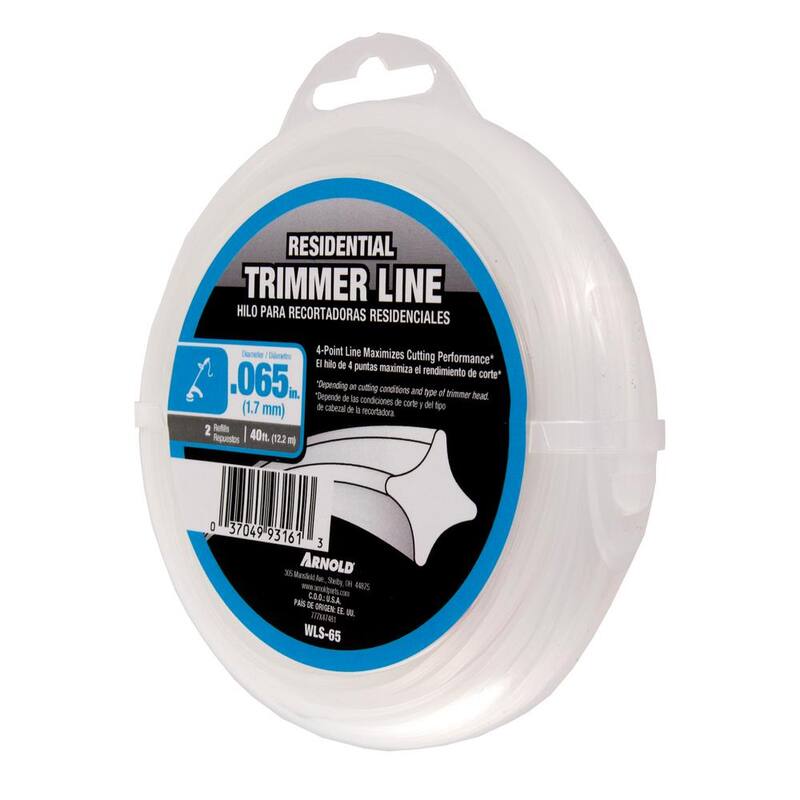 Arnold Residential 40 ft. 0.065 in. Universal 4 Point Star Trimmer Line - WLS-65