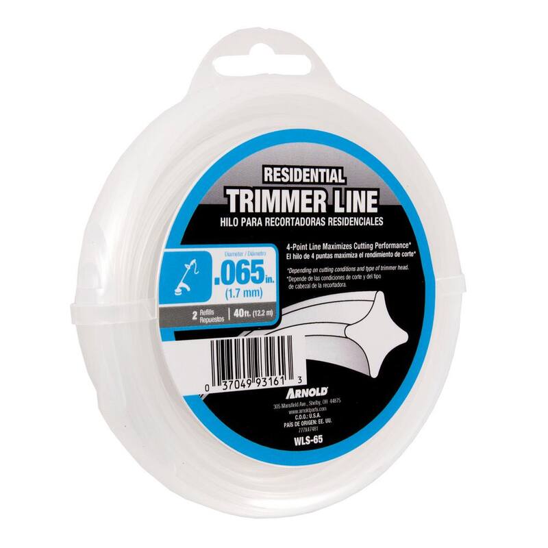 Arnold Residential 40 ft. 0.065 in. Universal 4 Point Star Trimmer Line - WLS-65