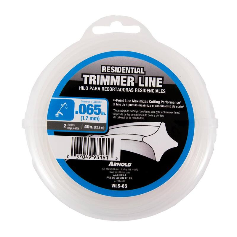 Arnold Residential 40 ft. 0.065 in. Universal 4 Point Star Trimmer Line - WLS-65