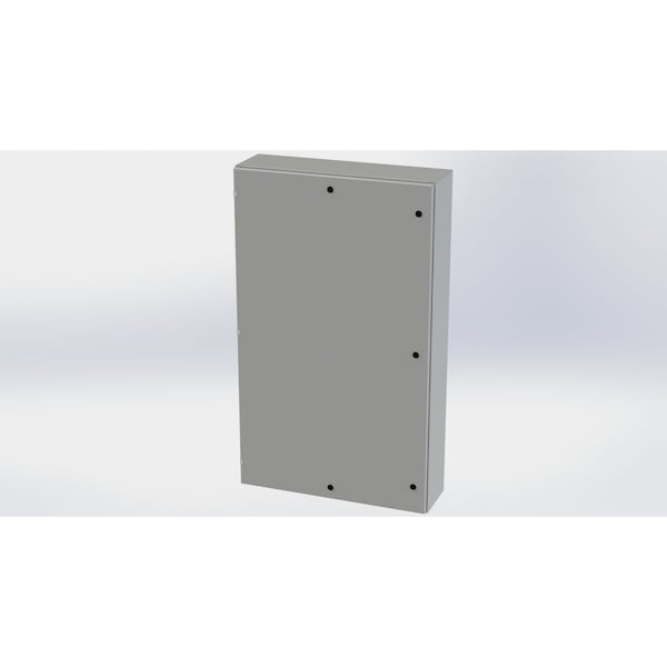 Saginaw Control & Engineering Carbon Steel Electrical Enclosures, 60 in H, 10 in D, 36 in W, NEMA 3R, 4, 12, 13, Hinged - SCE-60EL3610LP