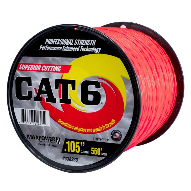 MaxPower 0.105 in. x 550 ft. CAT6 Twisted Trimmer Line - 338933