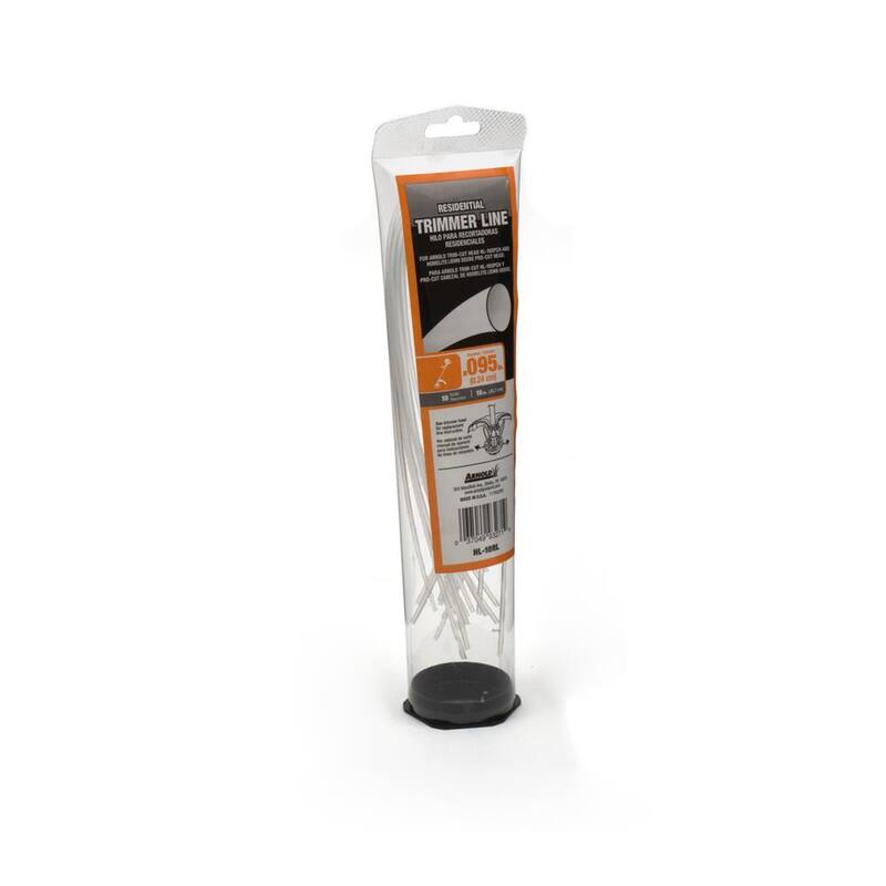 Arnold Pre-Cut 18 in. Long 0.095 in. Universal Round Trimmer Line - HL-10RL