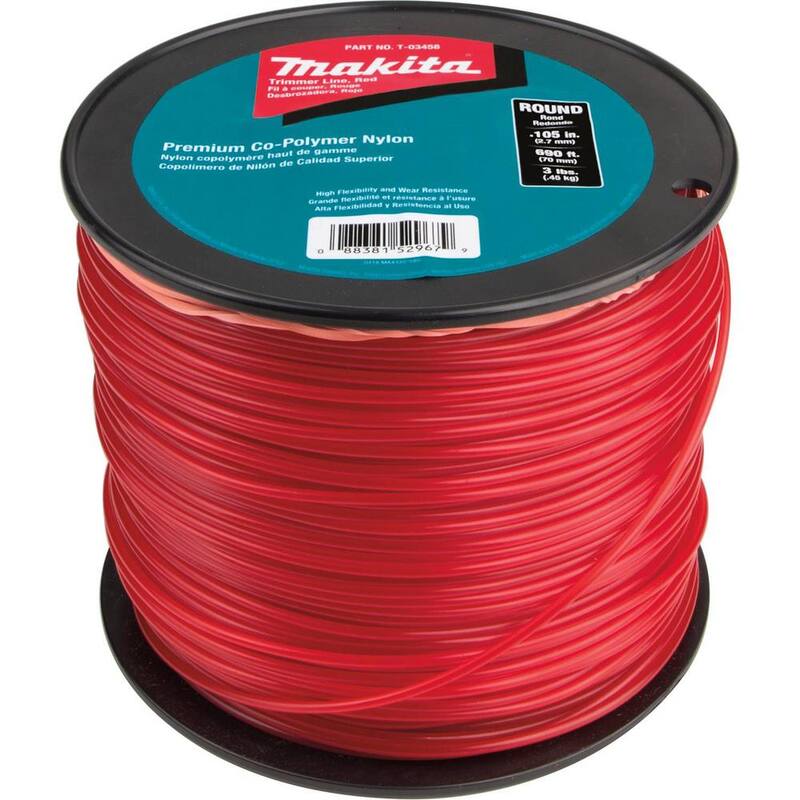 Makita 3 lbs. 0.105 x 690 Round Trimmer Line in Red - T-03458