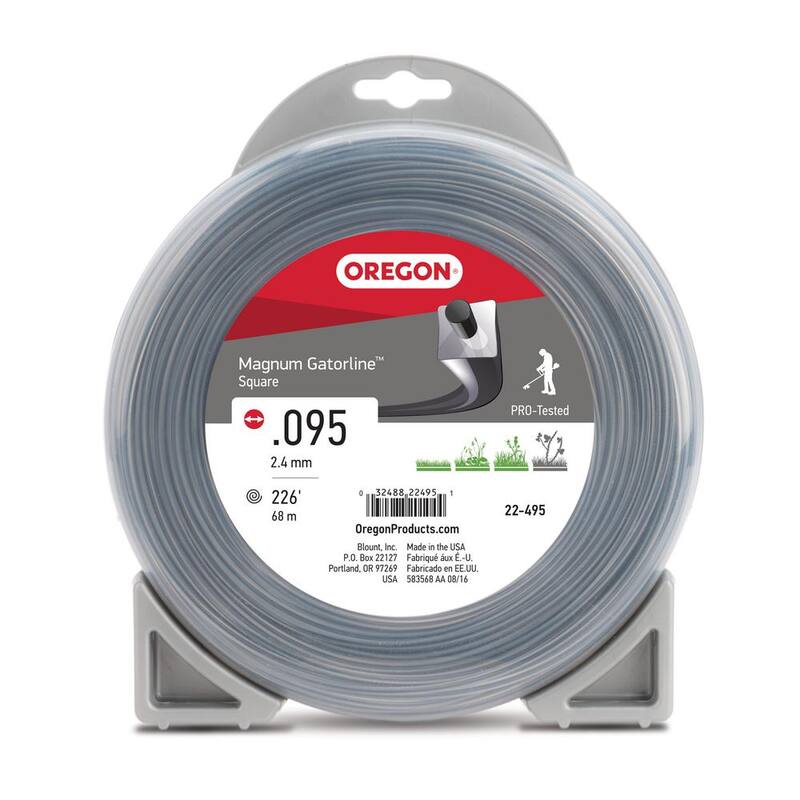 Oregon 0.095 in. Magnum Gatorline Square Trimmer Line, 227 ft. Bulk Donut, Fits Echo, Stihl, Husqvarna, Ryobi, Troy Bilt 22-495 - 22-495