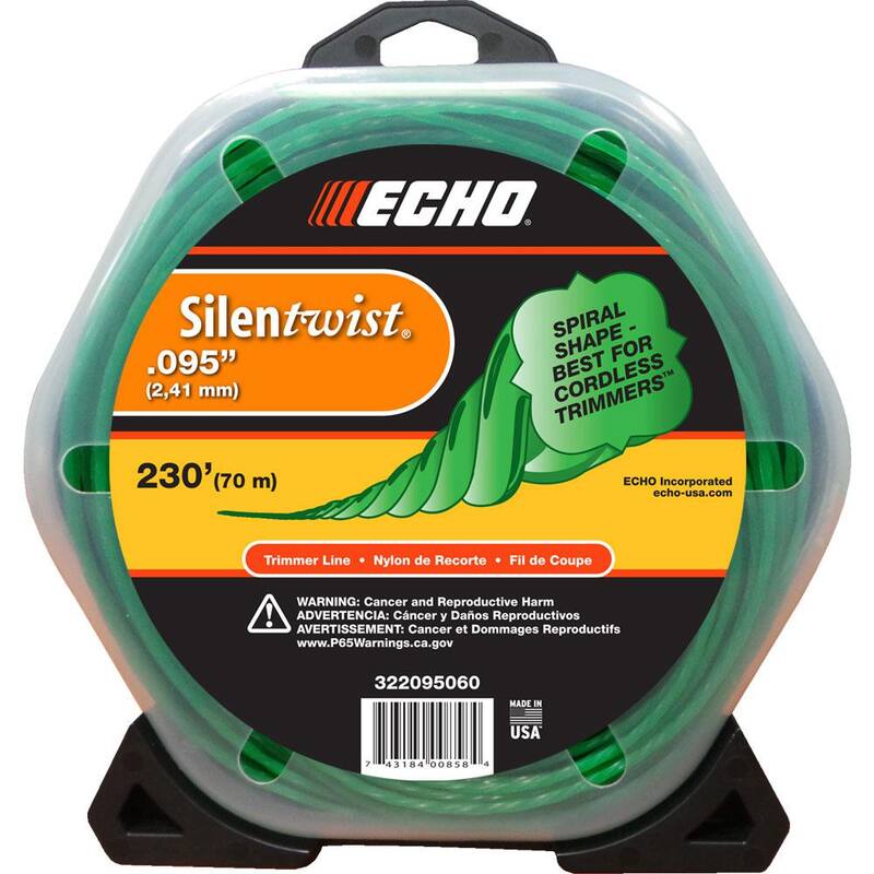 ECHO 0.095 in. Silentwist Trimmer Line (230 ft.) Large Clam - 322095060