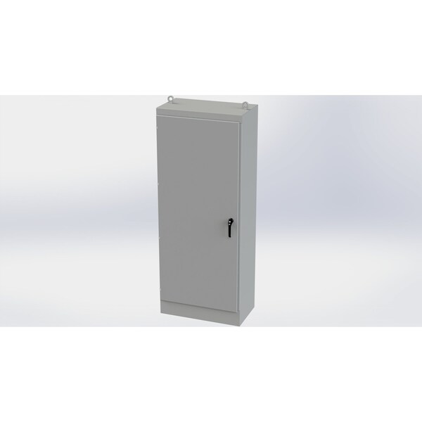 Saginaw Control & Engineering Carbon Steel Electrical Enclosures, 90 in H, 20 in D, 36 in W, NEMA 3R, 12, 13, Hinged - SCE-903620FS
