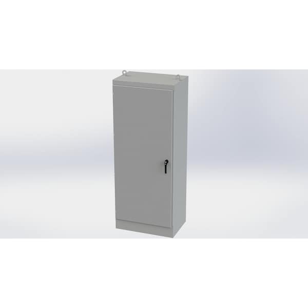 Saginaw Control & Engineering Carbon Steel Electrical Enclosures, 90 in H, 24 in D, 36 in W, NEMA 3R, 12, 13, Hinged - SCE-903624FSDA
