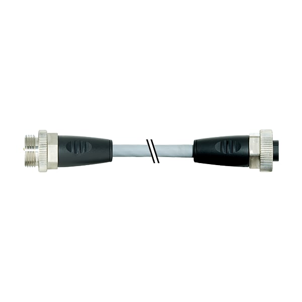 Murr Elektronik 7/8" male 0° / 7/8" female 0°, PUR 5x1.5 gy UL/CSA+drag chain 15m - 7000-50021-9611500