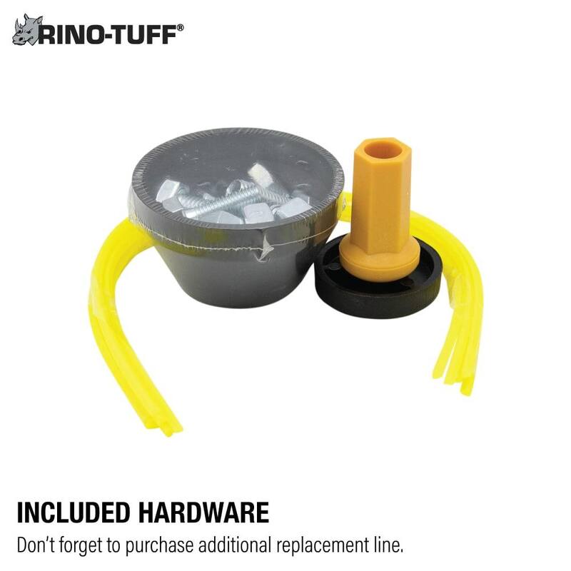 Rino-Tuff Universal Fit Pivotrim Replacement Head for Gas and Select Cordless String Grass Trimmer/Lawn Edger - 17093