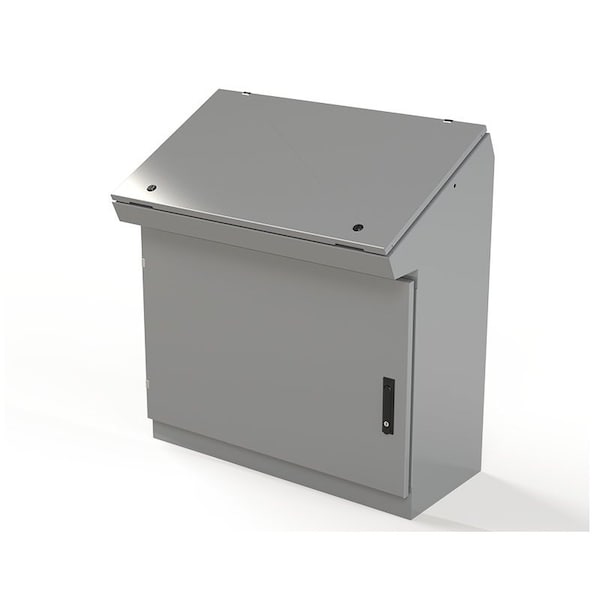 Saginaw Control & Engineering Carbon Steel Electrical Enclosures, 40-1/4 in H, 15-1/2 in D, 37-1/4 in W, NEMA 3R, 4, 12, 13 - SCE-403716SDC