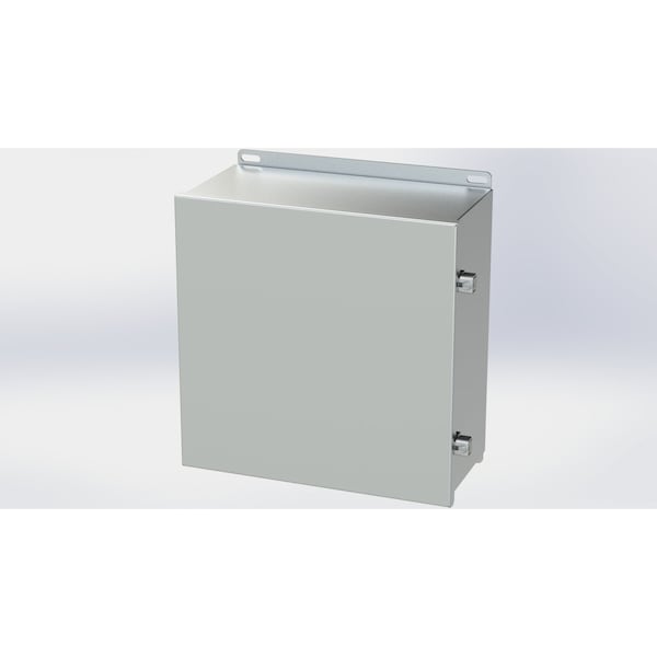 Saginaw Control & Engineering 316 Stainless Steel Electrical Enclosures, 12.13 in H, 6 in D, 12 in W, NEMA 3R, 4, 4X, 12, 13 - SCE-1212CHNFSS6
