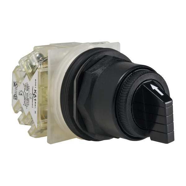 Schneider Electric Interruptor Selectivo no iluminado, 30 mm, 3 posiciones, palanca - 9001SKS46BH2