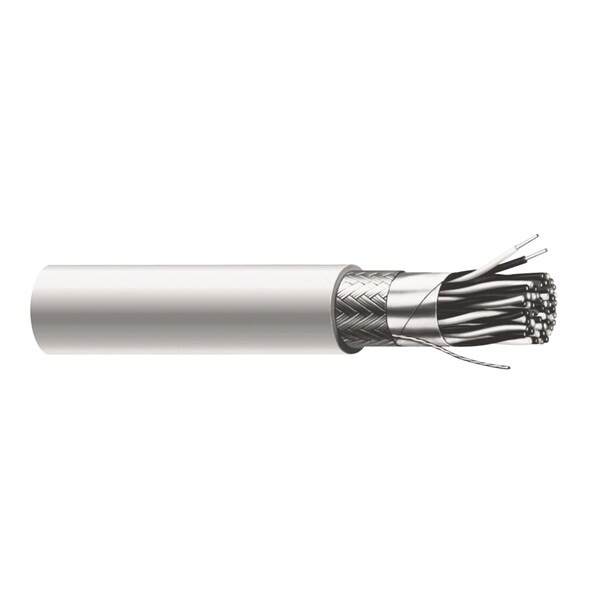 General Cable 24-2P STR TNC PE FOIL+90% BRD, SHD PVC JKT, CM 80C ROHS, 1000FT - C0842A.41.10