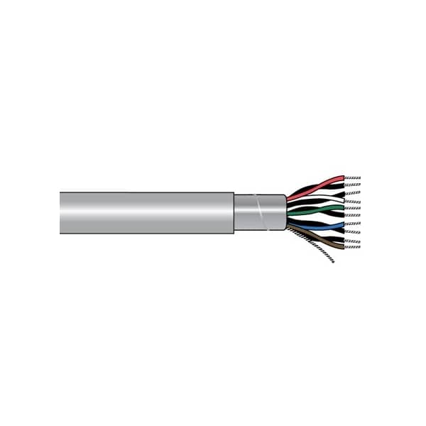 Alpha Wire 22-3P STR TNC PVC FOIL SHD, PVC JKT GRY 300V 75C, 1000FT - 2213C SL001