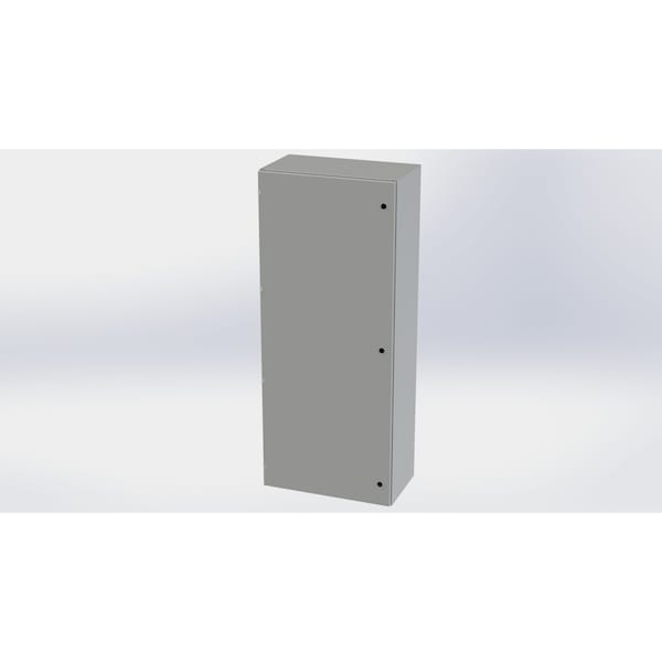 Saginaw Control & Engineering Carbon Steel Electrical Enclosures, 72 in H, 16 in D, 30 in W, NEMA 3R, 4, 12, 13, Hinged - SCE-72EL3016LP