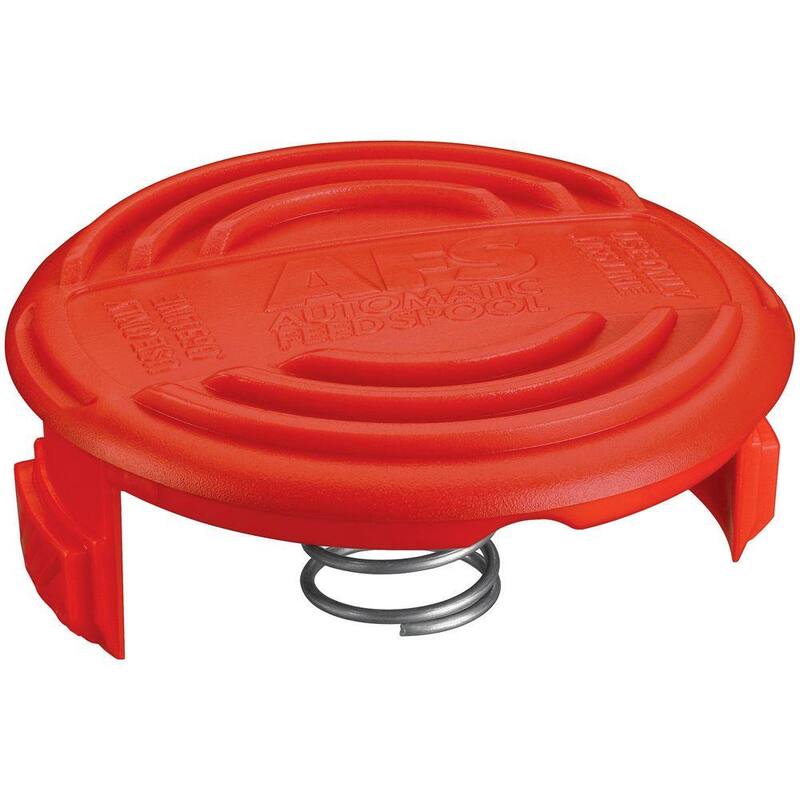 BLACK+DECKER Spool Cap and Spring Replacement Part for Single Line Automatic Feed Spool AFS Electric String Grass Trimmer/Lawn Edger - RC-100-P  1