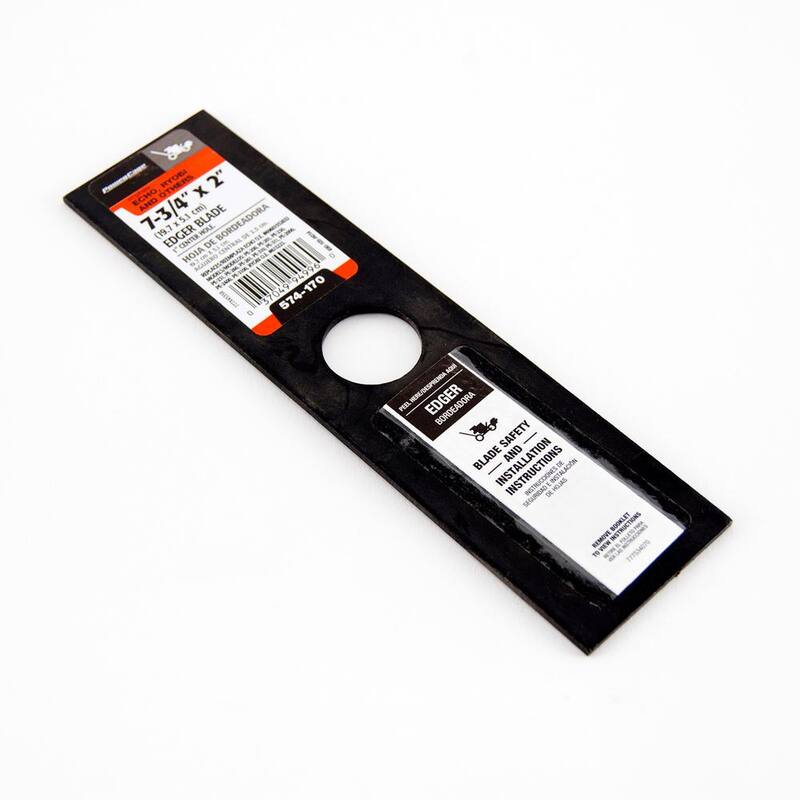 Powercare 7-3/4 in. x 2 in. Edger Blade with 1 in. Connection for Ryobi and Echo Edgers - 490-105-H014