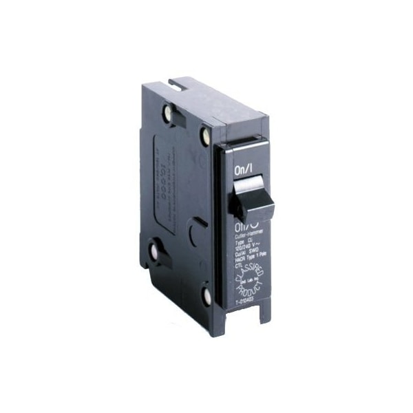 Eaton Circuit Breaker, CL Series, 15A, 1 Pole, 120/240V AC, 10kA - CL115CS