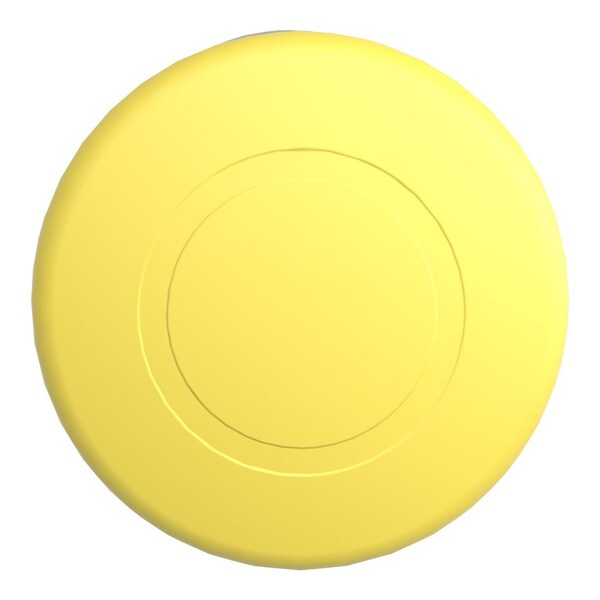 Botón de emergencia de setas de Schneider Electric de 40mm, Harmony XB4, metálico, amarillo, 22mm, de tracción - ZB4BT5.